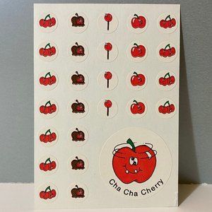 Vintage CTP Scratch ‘N Sniff Cherry Stickers